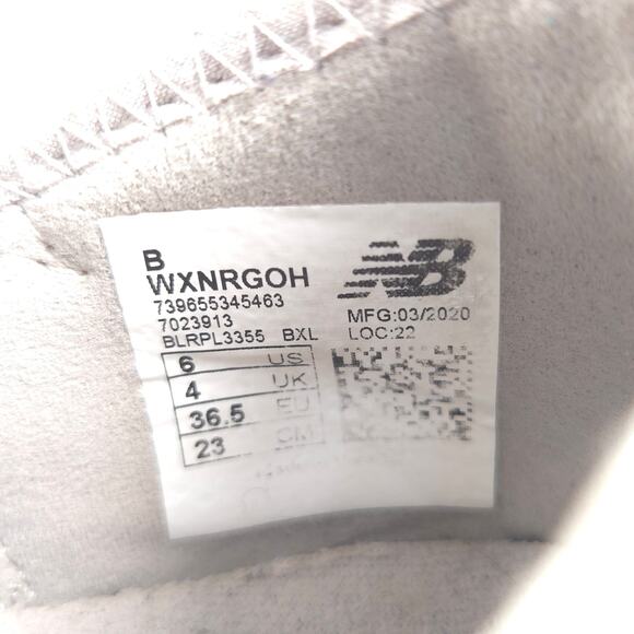 New Balance Fuel Core Nergize Running Shoe Womens Size 6 WXNRGOH Gray White - Picture 7 of 9